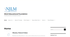Desktop Screenshot of njlmef.org